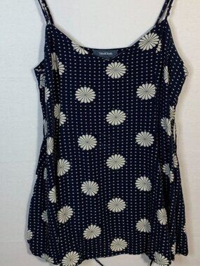 Blue Daisy Babydoll Tank Top
